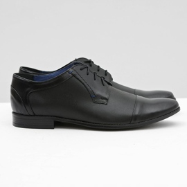 Gejms Leather Men's Formal Black Shoes Leopoldo 2