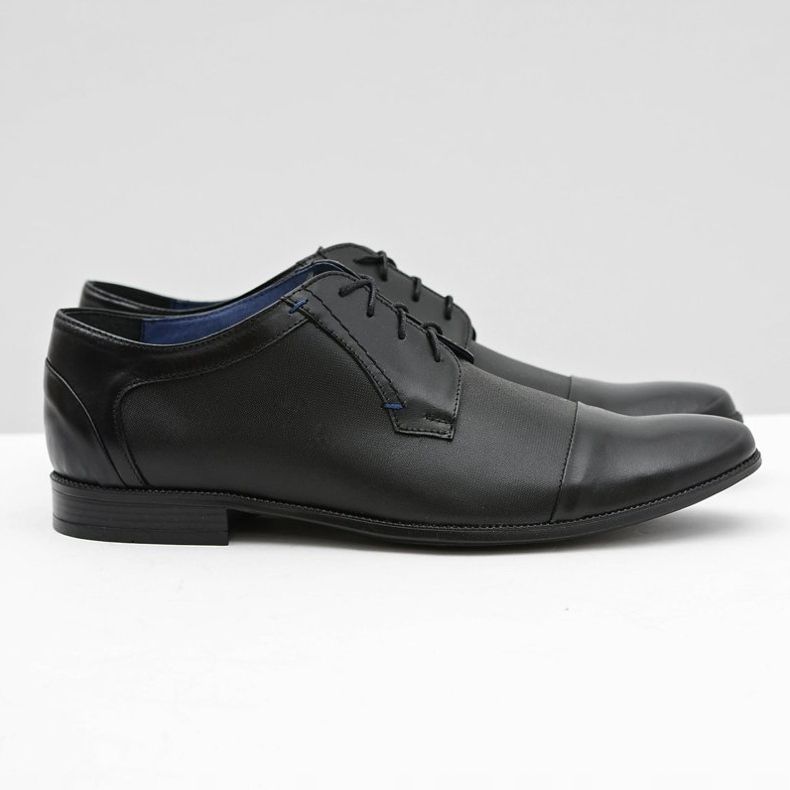 Gejms Leather Men's Formal Black Shoes Leopoldo 2 Gejms Leather Men's Formal Black Shoes Leopoldo 2