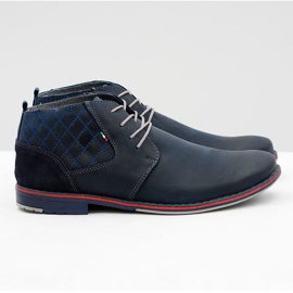 Gino Tuzzi Grenade Men's Leather Shoes Graziano navy blue 2