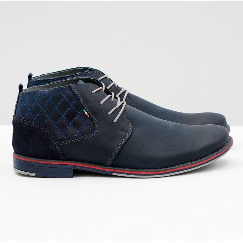 Gino Tuzzi Grenade Men's Leather Shoes Graziano navy blue 2