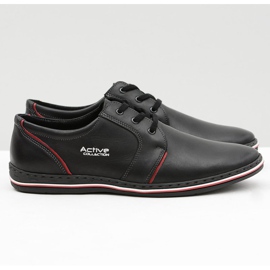Joker Black leather men's shoes by Marko 2