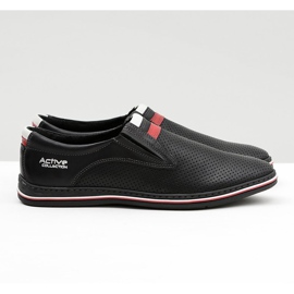 Joker Leather Men's Black Slip-On Shoes Mello 2
