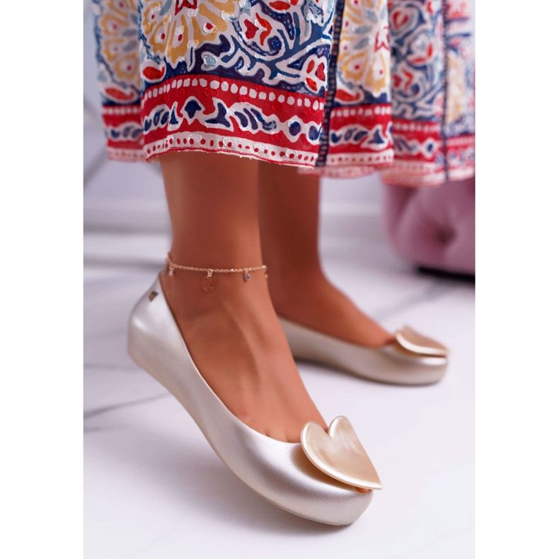 HV Gold Women's Ballerinas Meliski Hearts Diamond golden 1 HV Gold Women's Ballerinas Meliski Hearts Diamond golden 1