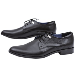 Mario Boschetti Elegant Black Damaso Formal Shoes 1