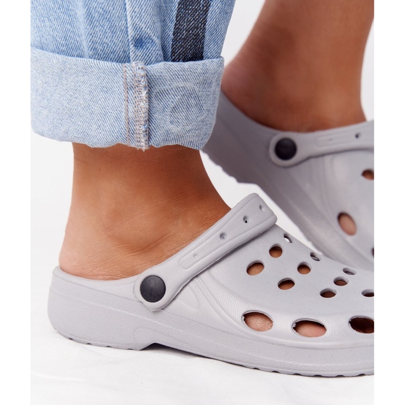 Flameshoes Women's Gray Foam Eva Slippers grey 2