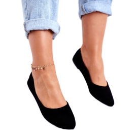 PS1 Black Women's Ballerinas Suede Bueno 1