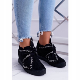 Women's sneakers Wedges Lu Boo Black Margo 1