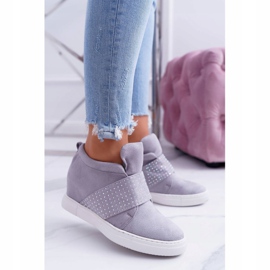 Women's Sneakers Gray Lu Boo Sequins PinkSugar grey 1