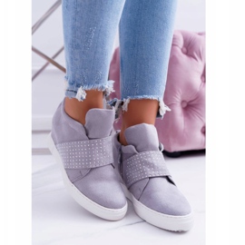 Women's Sneakers Gray Lu Boo Sequins PinkSugar grey 2
