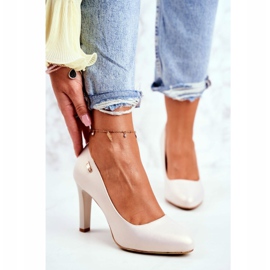 Pumps for women Pearl Beige on a Pillar Sergio Leone Campbell 1 Pumps for women Pearl Beige on a Pillar Sergio Leone Campbell 1