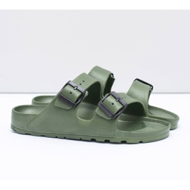 Flameshoes Men's Olive Garden Light Slippers green 1