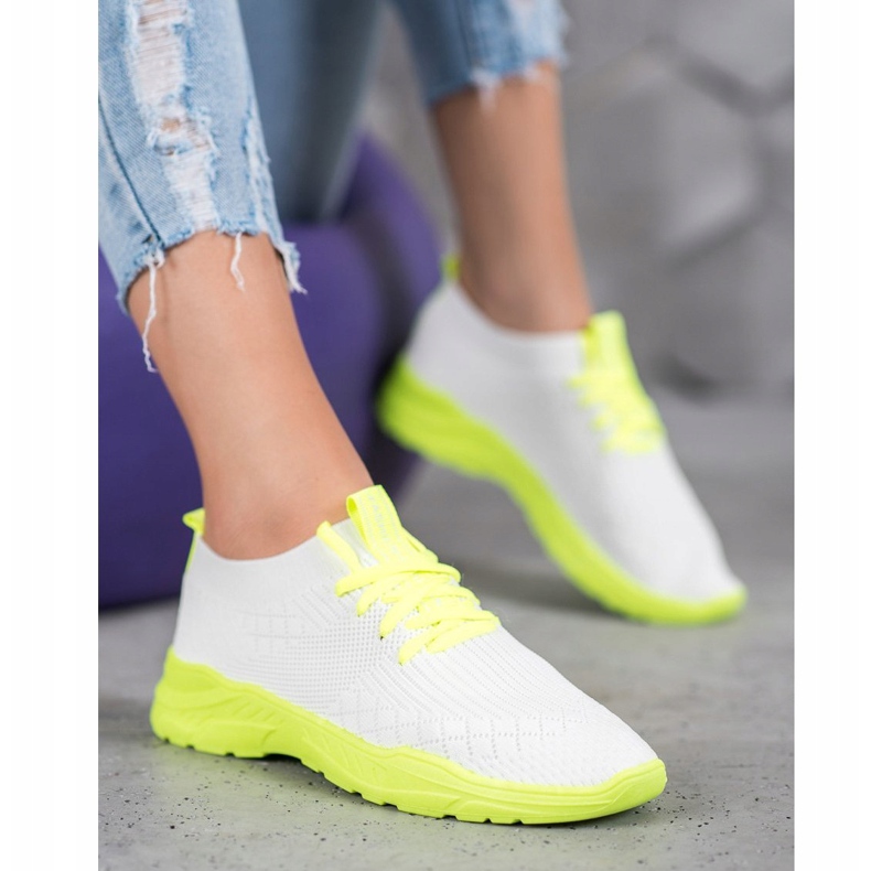 Seastar Light Sport Shoes white yellow 2