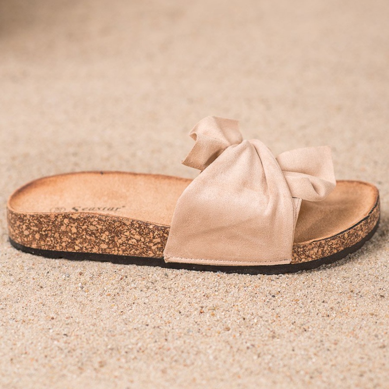 Seastar Stylish Slippers On The Platform brown 2