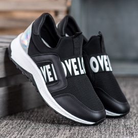 Seastar Slipons On The Love Platform black 1