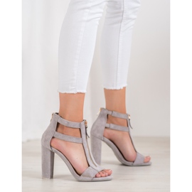 Seastar Sandals With A Zipper grey 2
