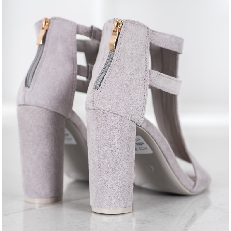 Seastar Sandals With A Zipper grey 1