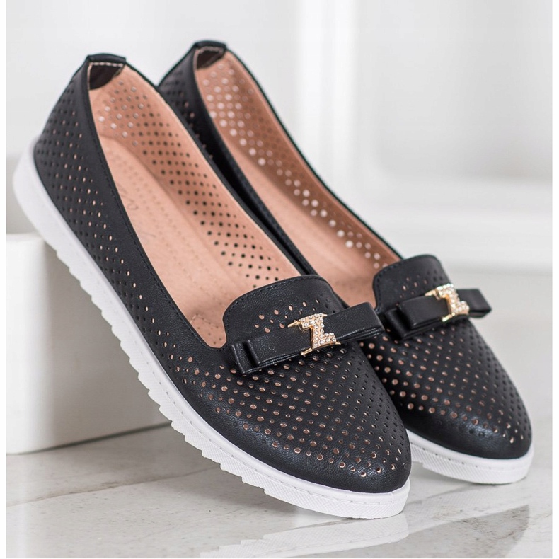 Weide Openwork Lords With Ornament black 2