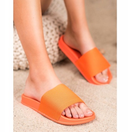Small Swan Casual Slippers orange 1