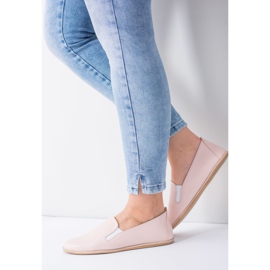 Butmil Women's Pink Pastel Ballerinas Fresca Leather 2