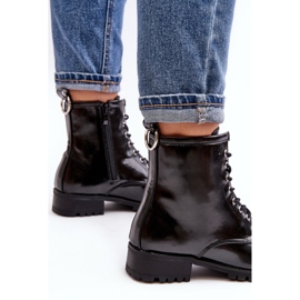 Women's boots Lu Boo Black Workers with a steel frame Jacksy 2