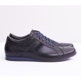 Neex Leather Men's Sports Shoes Sferis Black 2