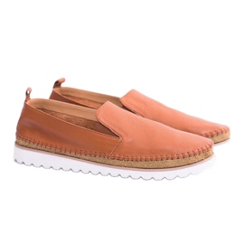 Perlugo Brown Men's Leather Loafers 1