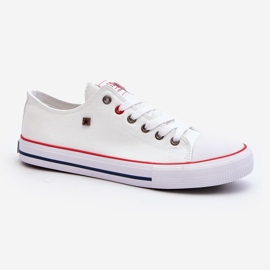 Big Star Low Men's White Sneakers T174102 1 Big Star Low Men's White Sneakers T174102 1