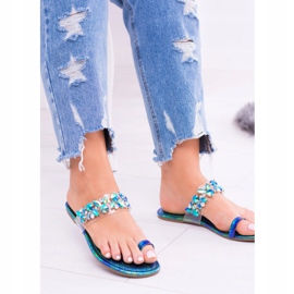 Lu Boo Elegant Gasoline Slippers Sequins Tanut multicolored 2