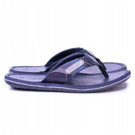 Mckeylor Navy Blue Ayumu light flip-flops 1