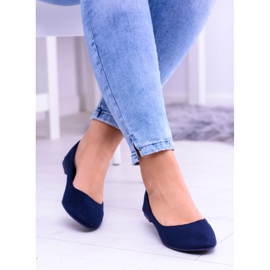 SEA Navy Blue Women's Ballerinas Suede Bueno 1 SEA Navy Blue Women's Ballerinas Suede Bueno 1