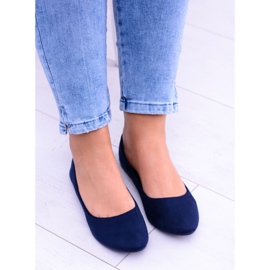 SEA Navy Blue Women's Ballerinas Suede Bueno 2 SEA Navy Blue Women's Ballerinas Suede Bueno 2