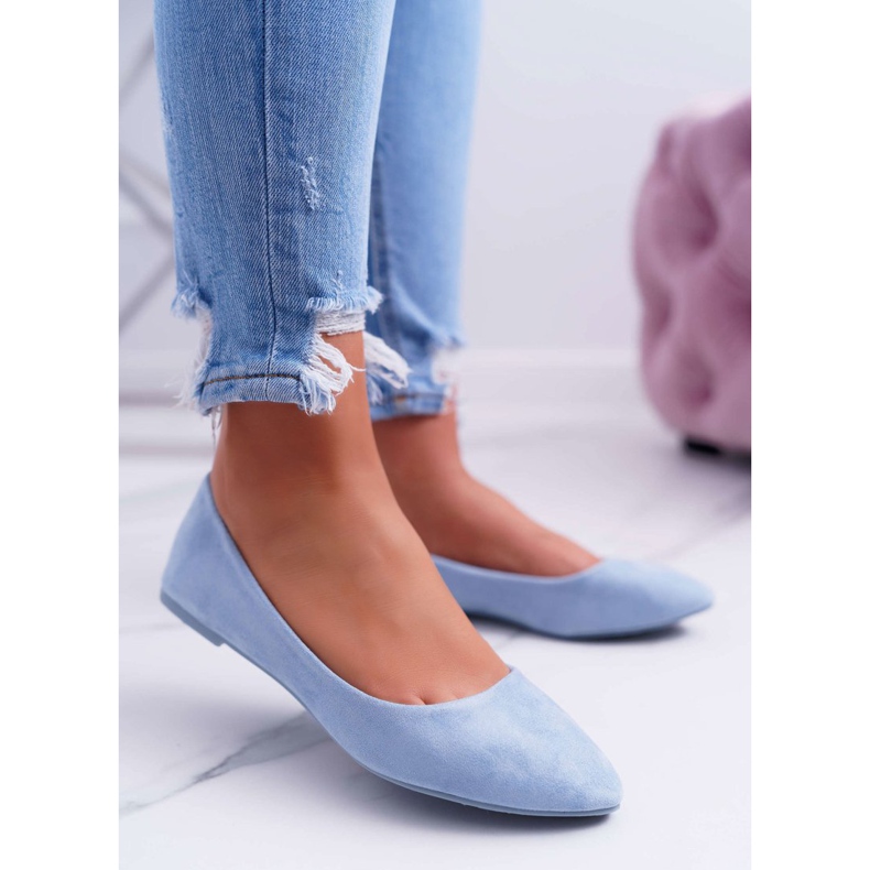 SEA Blue Women's Ballerinas Suede Bueno 1 SEA Blue Women's Ballerinas Suede Bueno 1