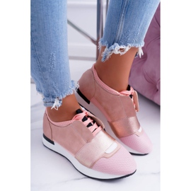 Lu Boo Women's Pink Sport Shoes Madoni 2
