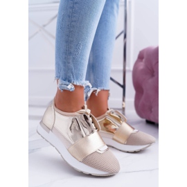 Lu Boo Women's Gold Sport Shoes Madoni golden 1 Lu Boo Women's Gold Sport Shoes Madoni golden 1