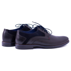 Nikopol Black Leather Men's Zinedine Shoes 2