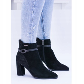 Big Star Black Suede Ankle Boots BB274383 1