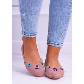 Lu Boo Pink Ballerina In Octavia Spitz Gasoline Eyelets 2