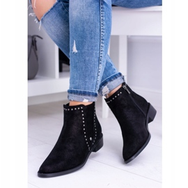Big Star Black Women's Jodhpur boots BB274529 1