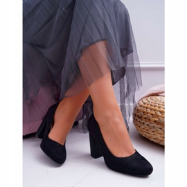 Women's Pumps Sergio Leone PB200 Suede Black Selva 2