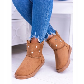 BUGO Women's Warm Snow Boots Suede Camel Biggy brown 2
