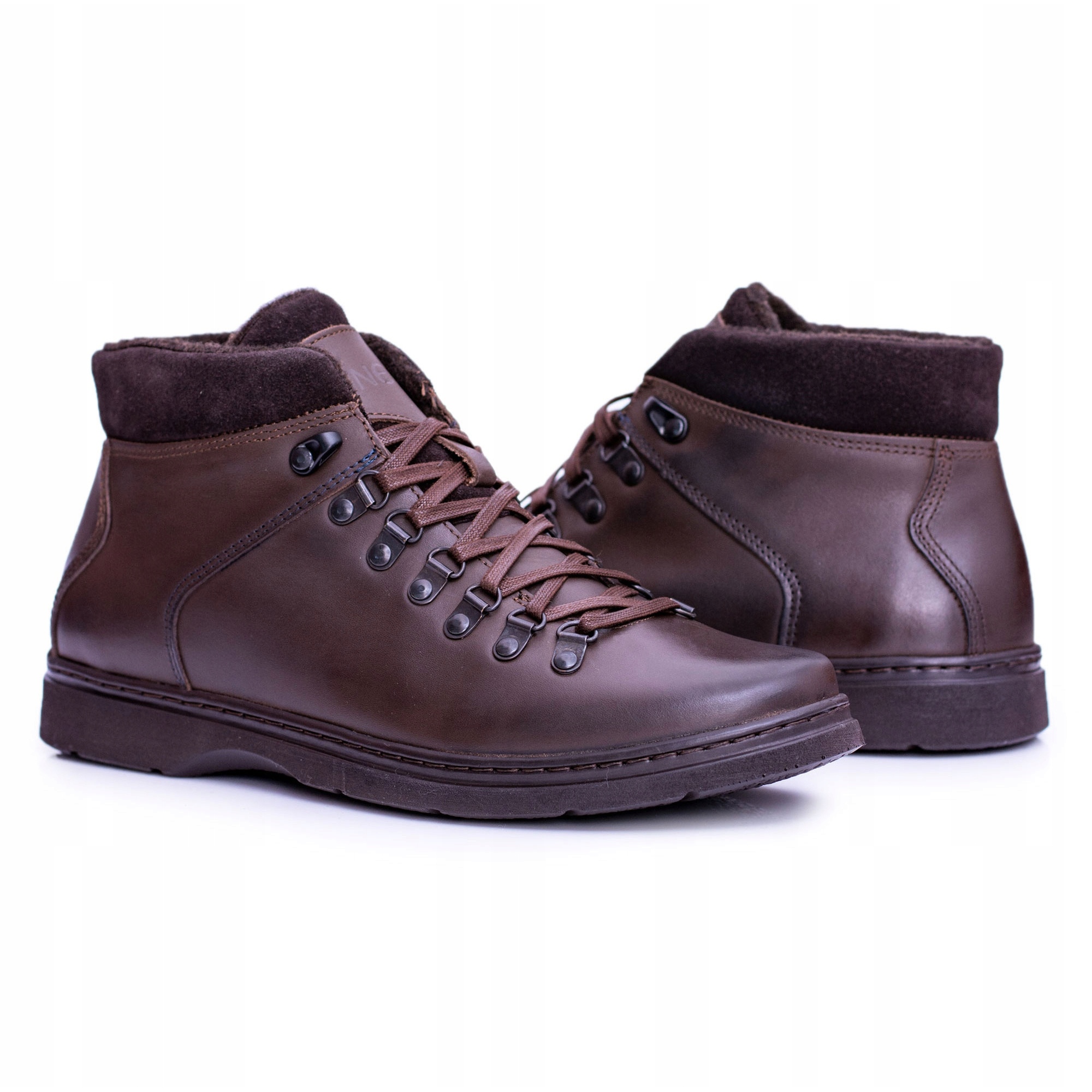 Neex Brown Leather Men's Insulated 
