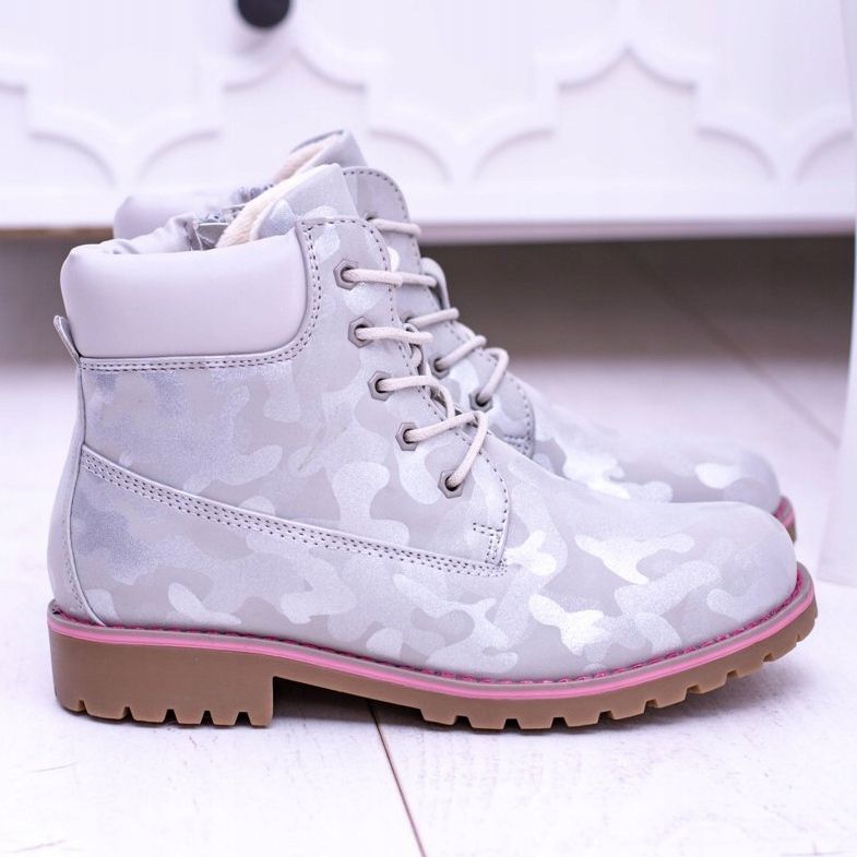 EVE Children's Gray Warm Youth Boots Trappers MoroStyle grey 2