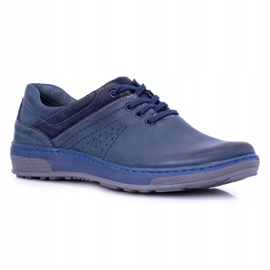 KOMODO Navy Blue Men's Casual Ventrillo shoes 1
