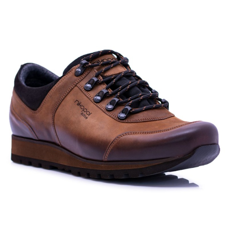 Men's Trekking Brown Shoes Nikopol 1685 1