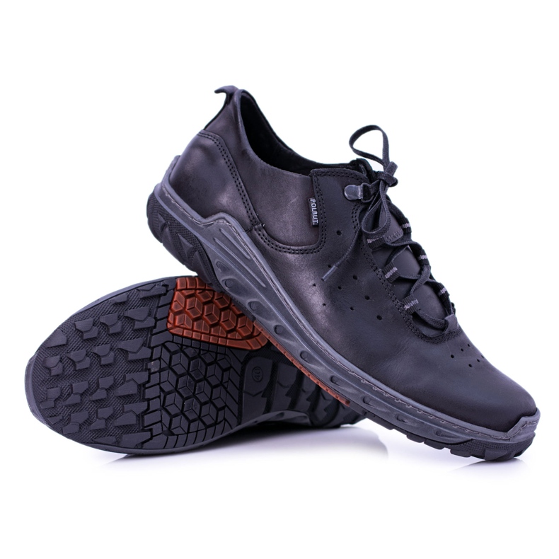 Polbut Black Men's Vormir shoes 1