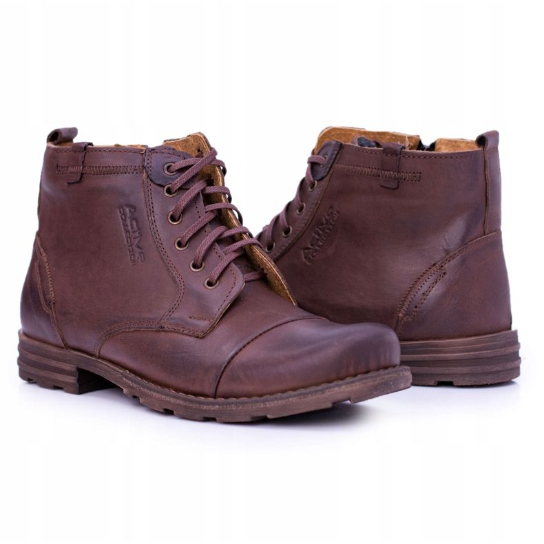 Polbut Men's Brown Warm Boots Mortale 1 Polbut Men's Brown Warm Boots Mortale 1
