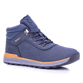 Vico Warm Navy Blue Men's Trekking Shoes Preventi 1