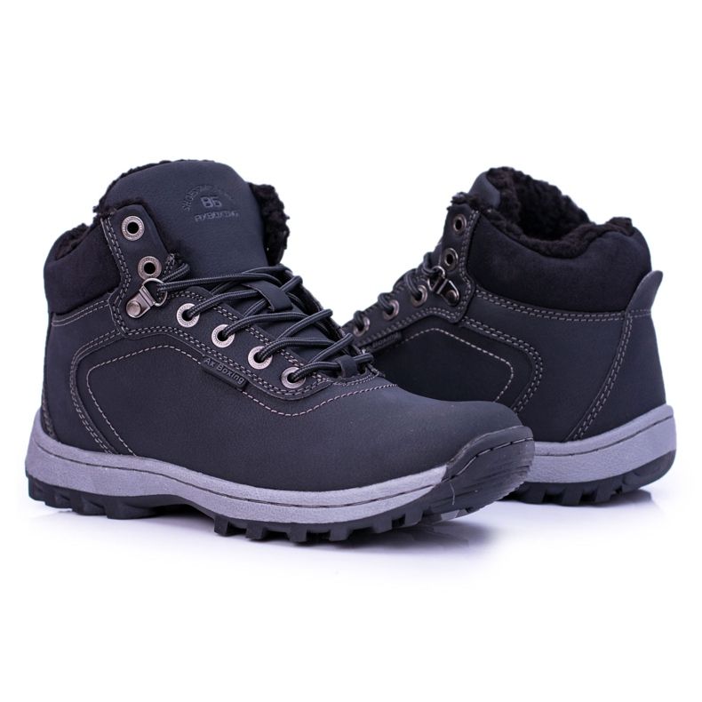 Ax Boxing Black Men's Intenso Trekking Shoes with Fleece 1