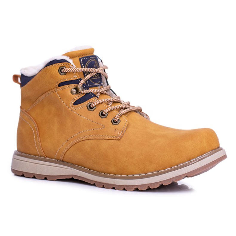 Vico Warm Men's Trekking Shoes With Camel Nuss Fleece brown 1