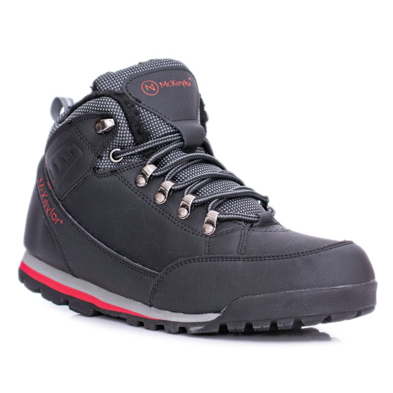 Mckeylor Black Men's Trekking Shoes With Reflex Fleece 1 Mckeylor Black Men's Trekking Shoes With Reflex Fleece 1